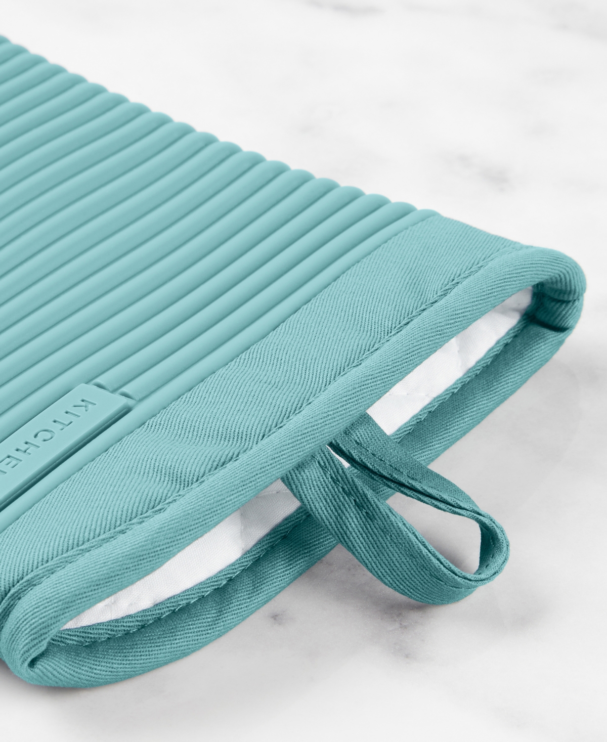 Kitchenaid Ribbed Soft Silicone Oven Mitt 2-pack Set, 7.5" X 13"