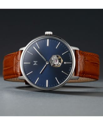 Men's Legacy Slim Automatic Tan Leather Watch 42mm