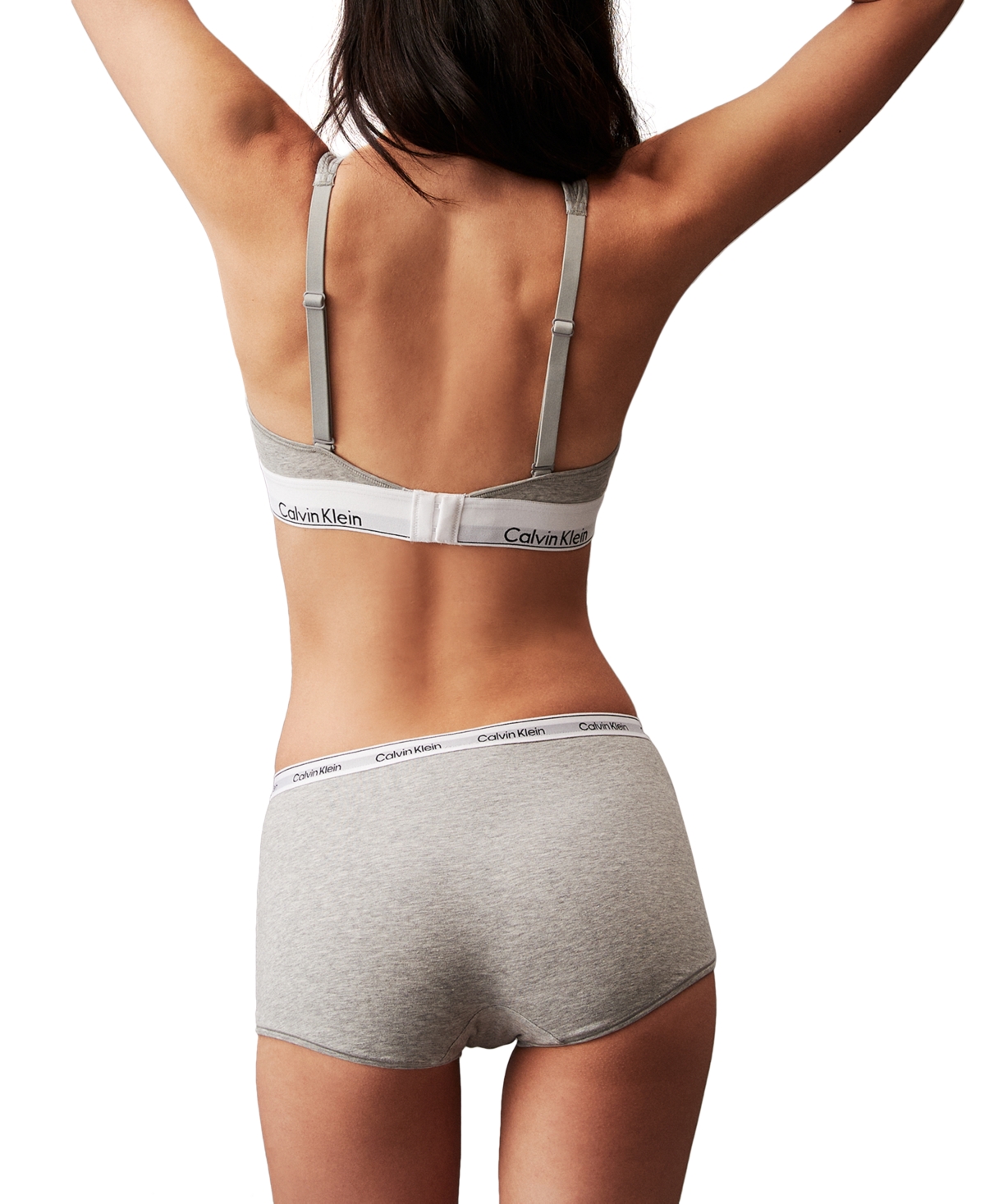 Calvin Klein Women's Modern Logo Mid-Rise Boyshort Underwear