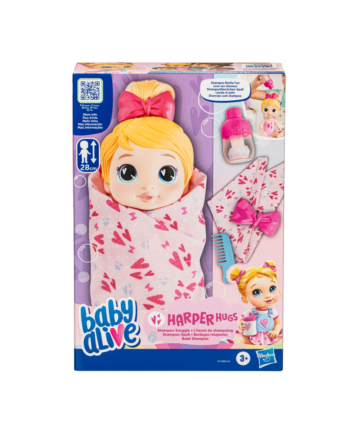 Shop Baby Alive Shampoo Snuggle Harper Hugs Doll Playset In No Color