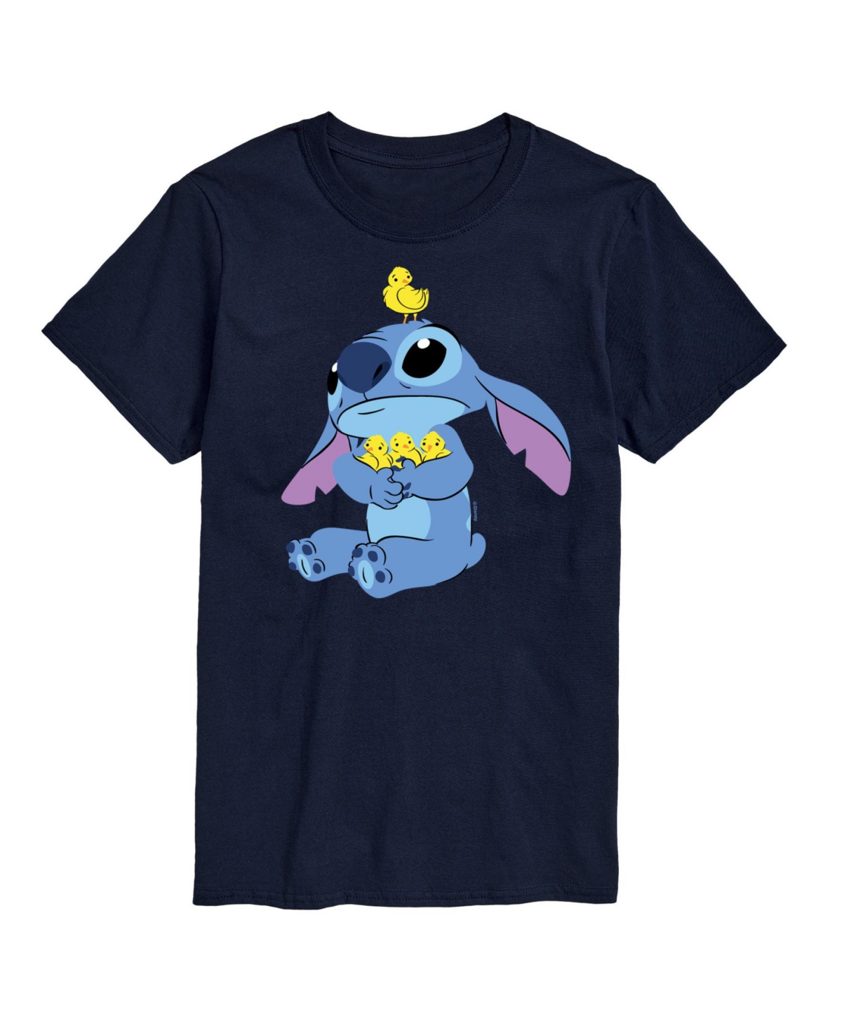 Men's Lilo and Stitch Short Sleeve T-shirts - Beige, Khaki