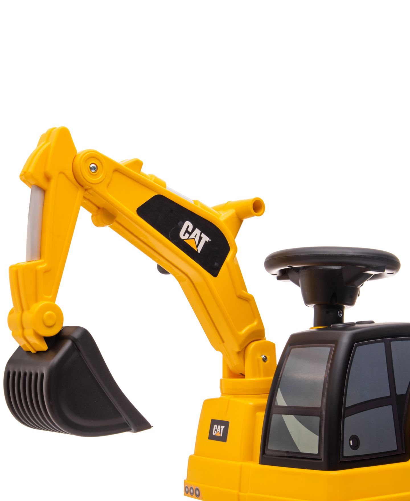 Детская игрушка Best Ride on Cars Cat Excavator Foot-to-Floor Push Car with Functional Front Bucket, 1–3 года — фото 6