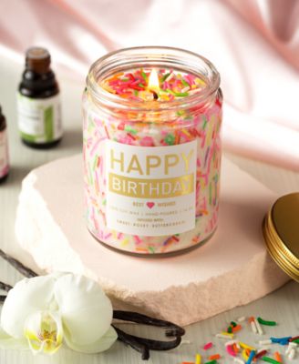 Happy Birthday Candle, 7 oz.