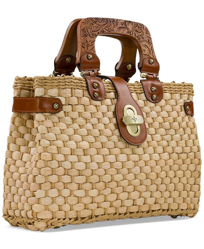 Patricia Nash Sancia Medium Straw Satchel Macy's