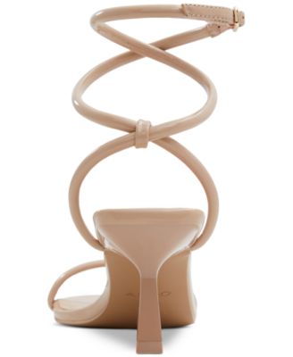 Women's Dime Strappy Ankle Wrap Dress Sandals