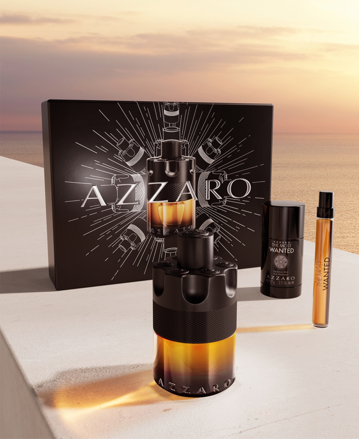 Shop Azzaro Men's 3-pc. The Most Wanted Parfum Gift Set In No Color