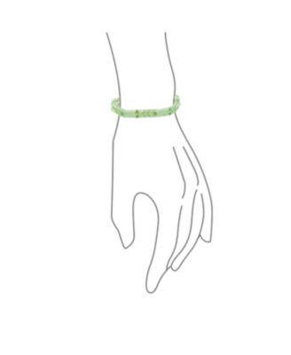 Natural Tiny Faceted Ombre Petite Beads Stretch Bracelets Stackable Set of 3 Strands