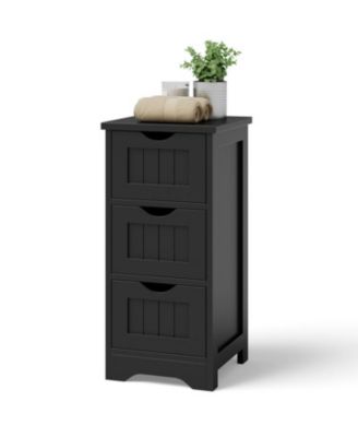 Bathroom Floor Freestanding Storage Organizer with 3 Drawers