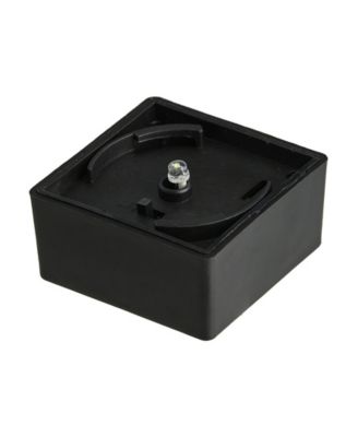 15.25" H Set of 6 Solar Powered Transparent Texture Lens Pathway Stake Light