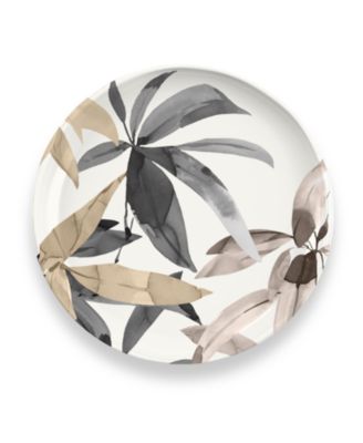 Bali Leaves Salad Plates Merge, Set of 6
