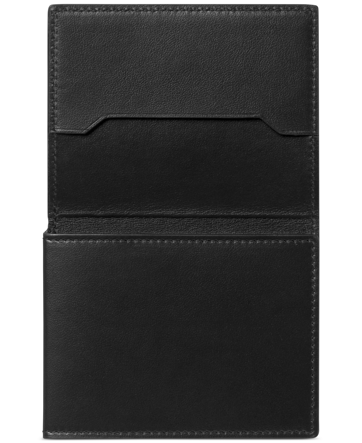 Montblanc Meisterstuck 4cc Soft Leather Card Holder In Black