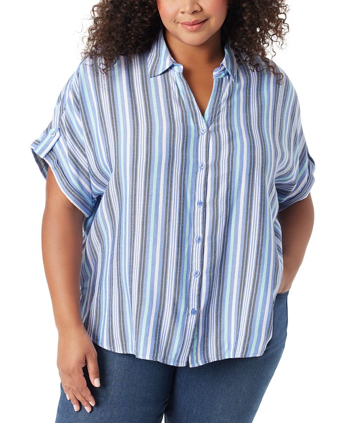 Gloria vanderbilt sales plus size tops