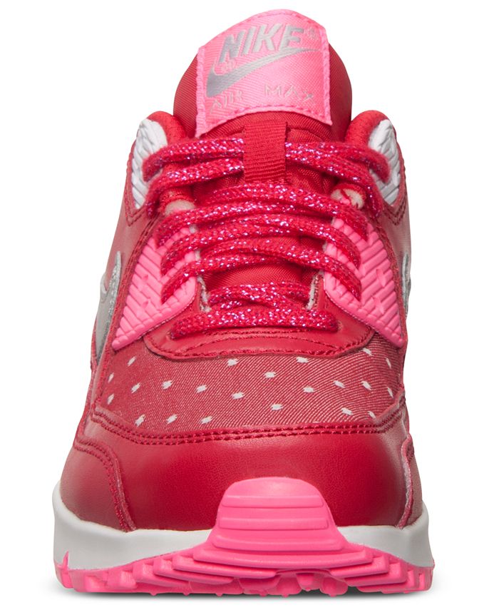 Nike Big Girls' Air Max 90 Print Running Sneakers from Finish Line Macy's