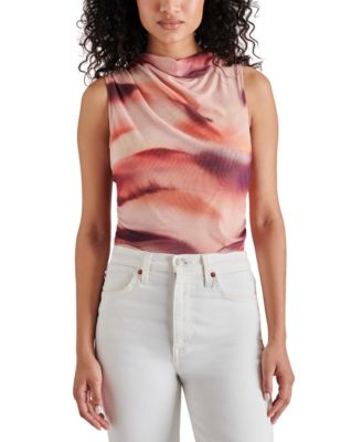 Steve Madden - Women's Dalia Cowl-Neck Bodysuit