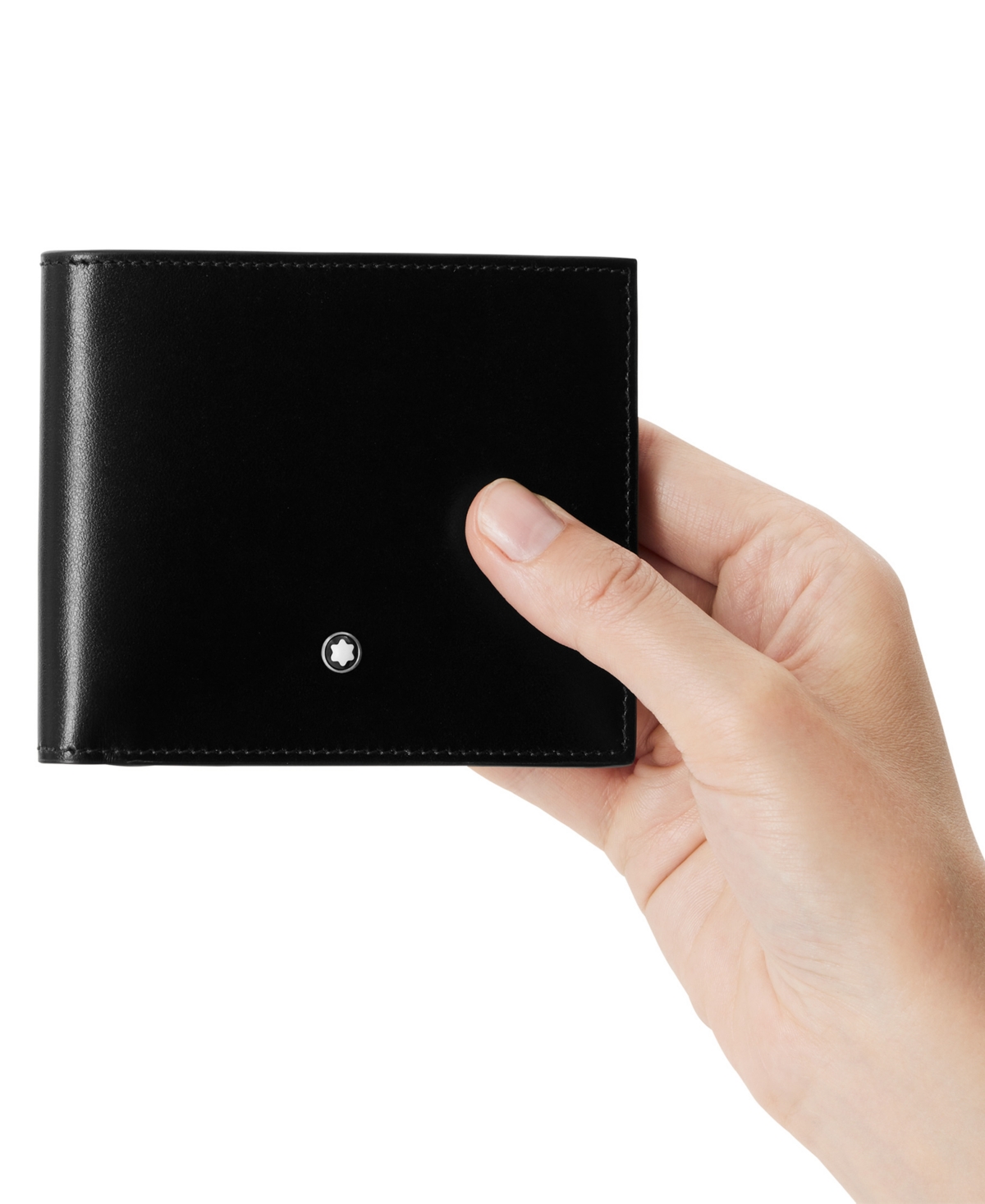 Montblanc Meisterstuck 6cc Leather Wallet In Black