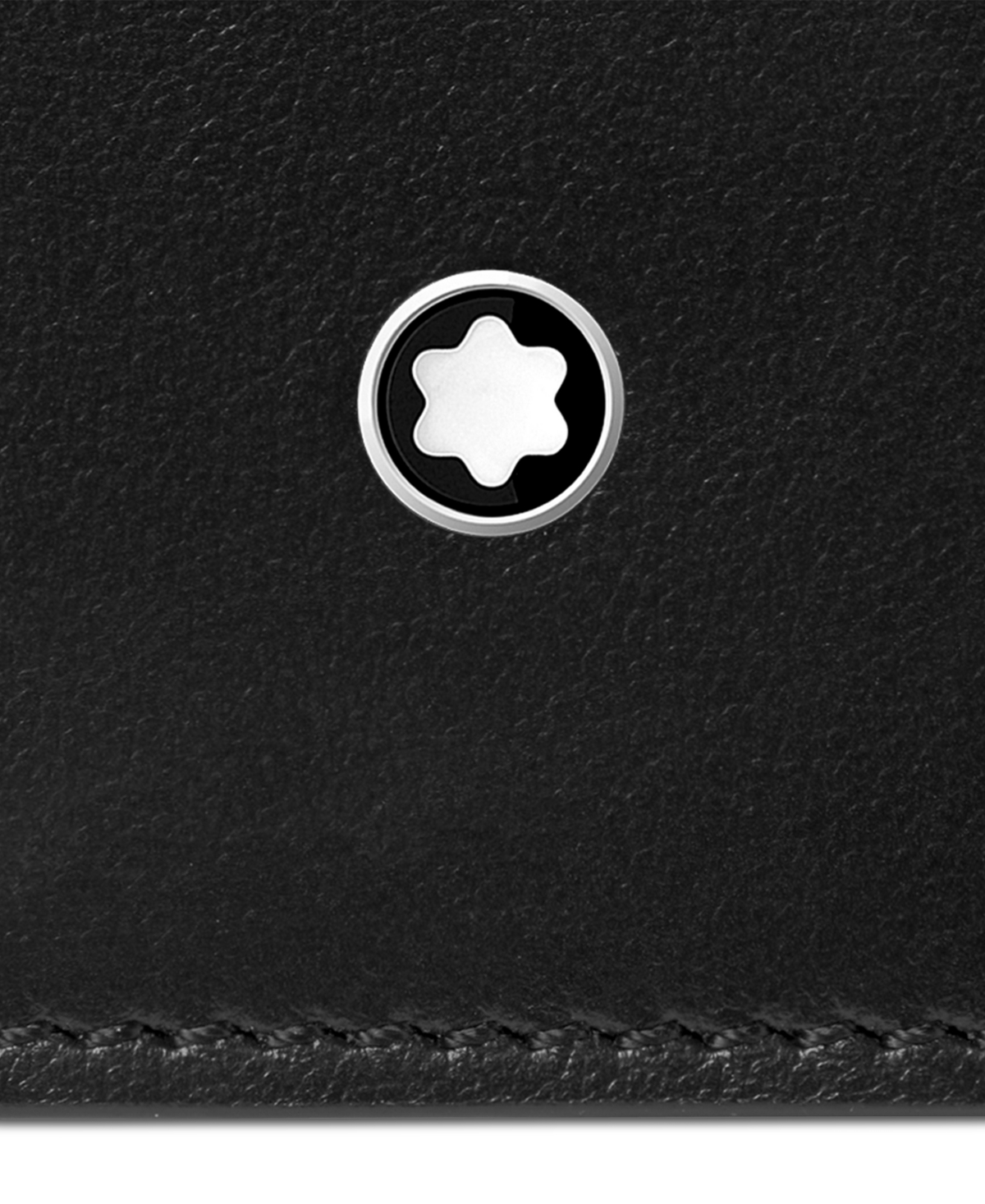 Montblanc Meisterstuck 4cc Soft Leather Card Holder In Black