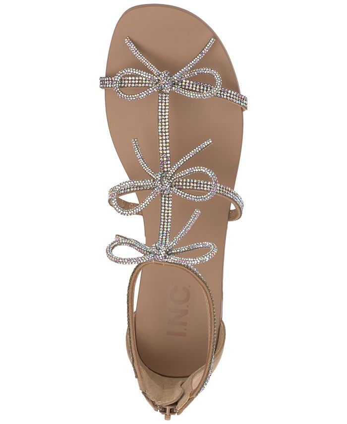 Macy's top bow sandals