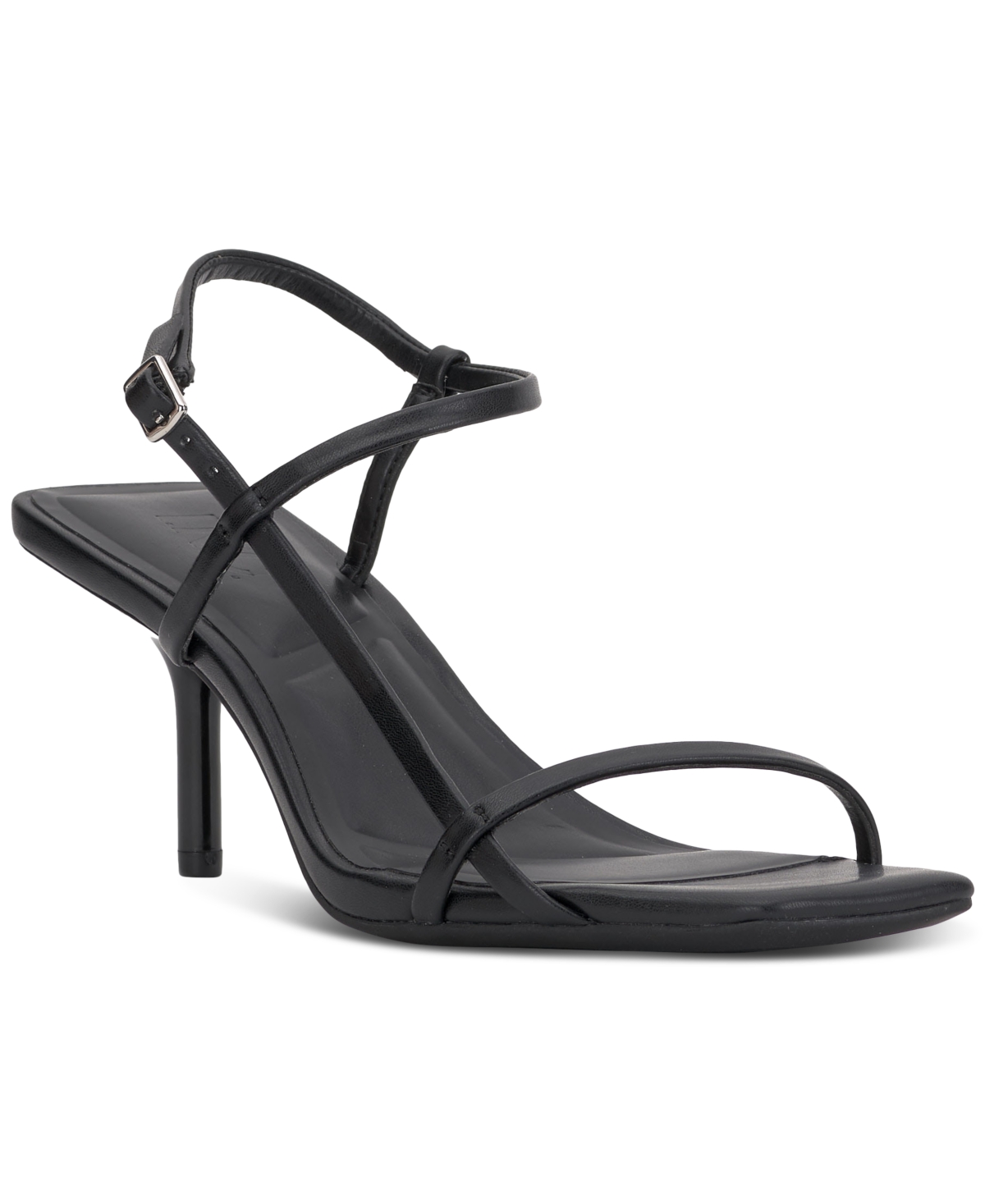 Inc International Concepts Women's Tamber Dress Sandals, Created For Macy's In Black Smooth