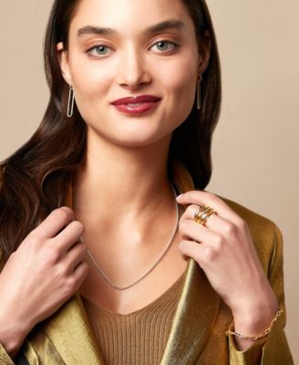 Wheat Link 18" Chain Necklace in 14k Gold