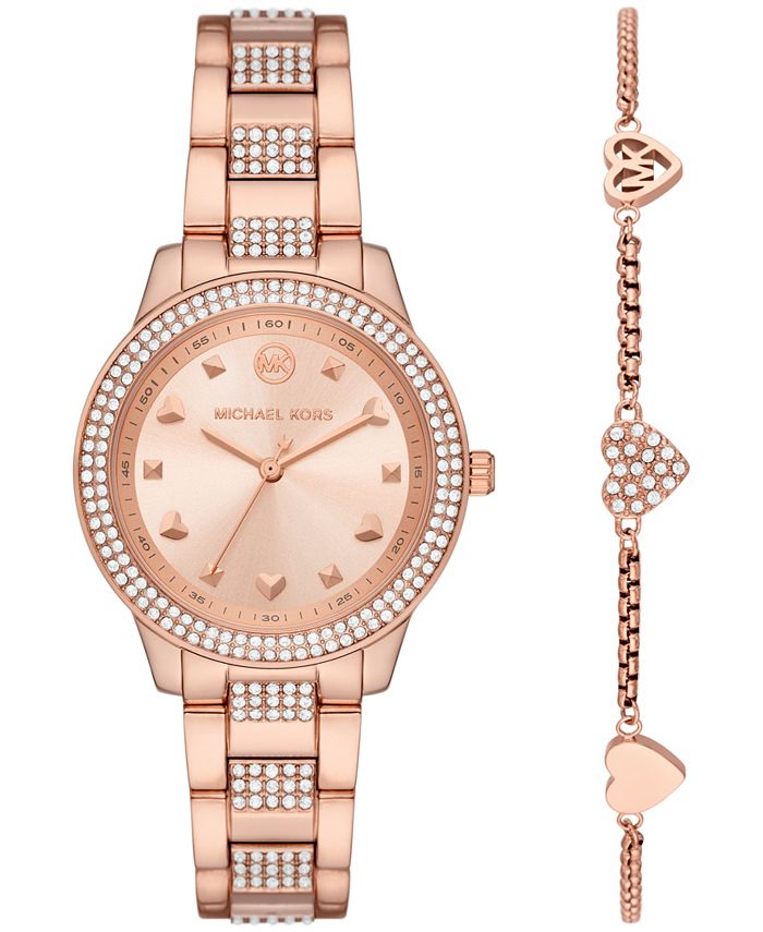 Michael kors smartwatch rose gold macys sales