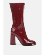 Macys outlet burgundy boots