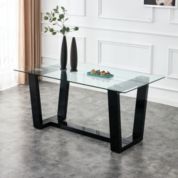 Flash furniture princeton round deals glass dining table