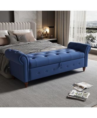 1 Pc. Fabric Bed Bench