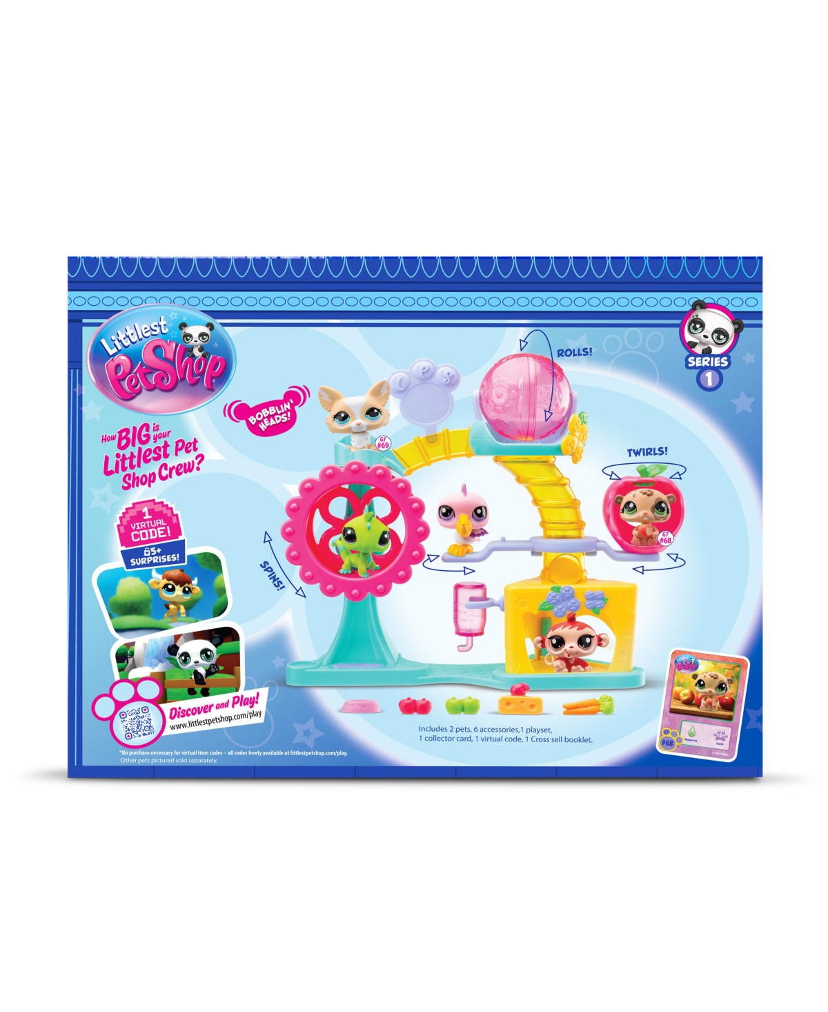 Littlest Pet Shop Fun Factory Playground Playset