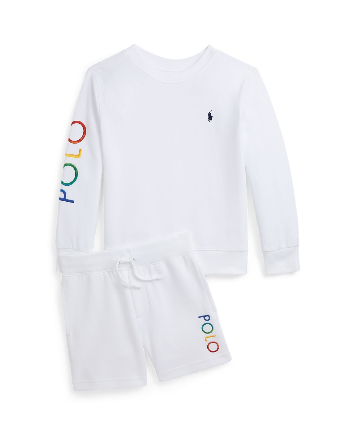 Polo Ralph Lauren Big Boys Ombre Logo Double-Knit Shorts