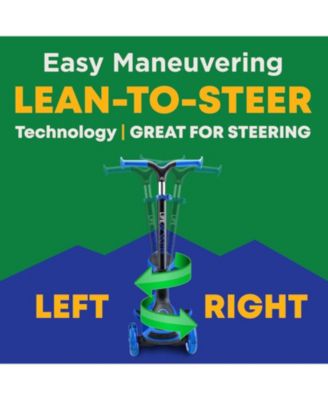 3-Wheel Kids Scooter with Foldable Seat, Adjustable Handlebar, LED Light-Up Wheels & Anti-Slip Deck, Lean-to-Steer Design for Ages 2+, Indoor/Outdoor