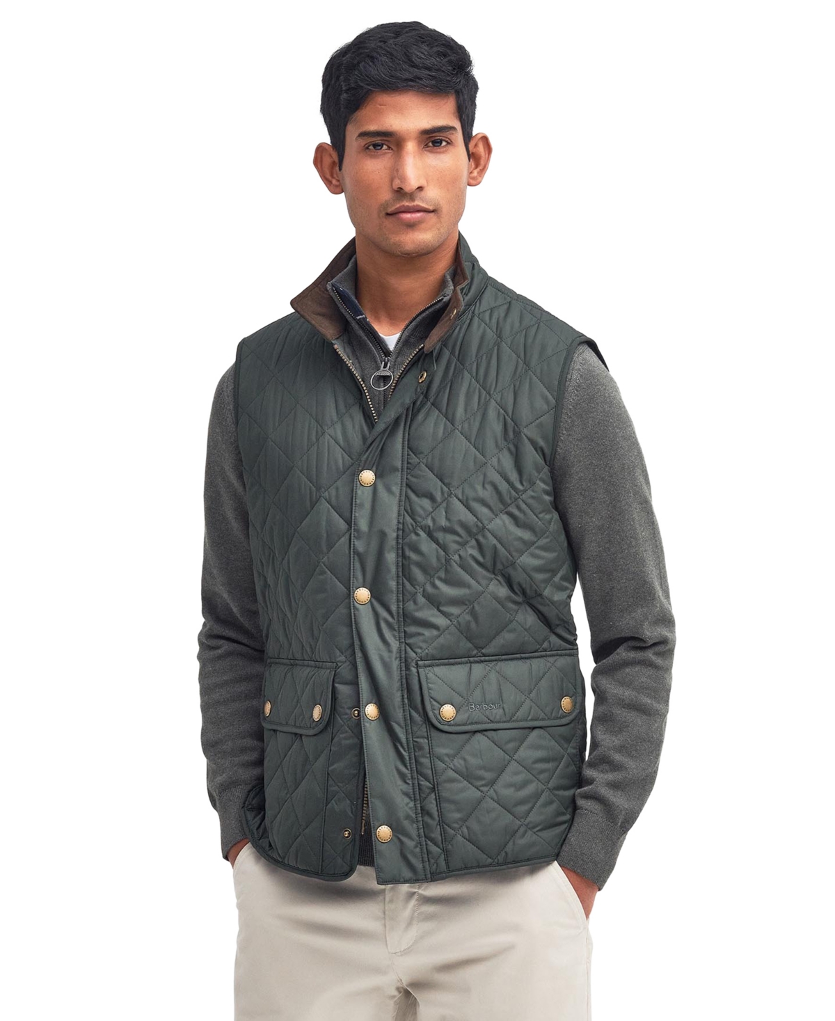 BARBOUR MEN'S LOWERDALE QUILTED VEST 