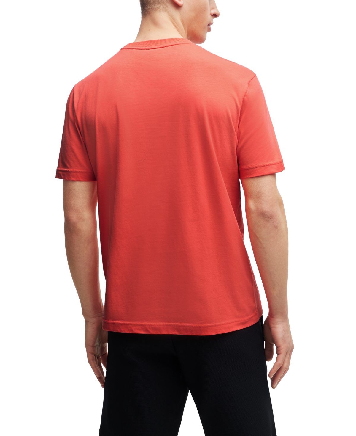 Boss by Hugo Boss Men's Flag-Inspired Artwork T-shirt