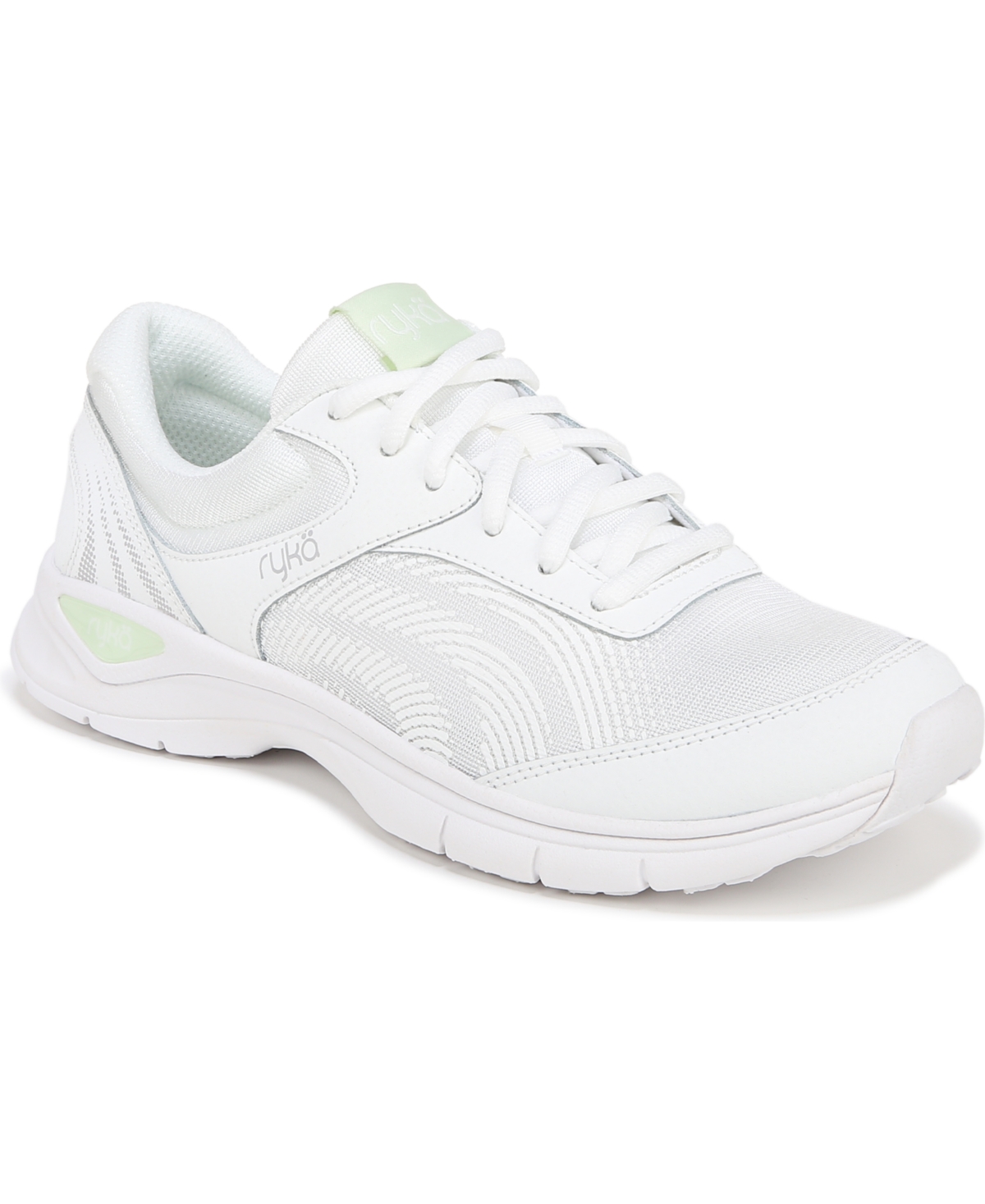 Women's Relay Training Sneakers - Brilliant White Mesh/Leather