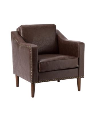 Karena Transitional Armchair with Nailhead Trims