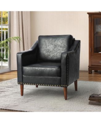 Karena Transitional Armchair with Nailhead Trims