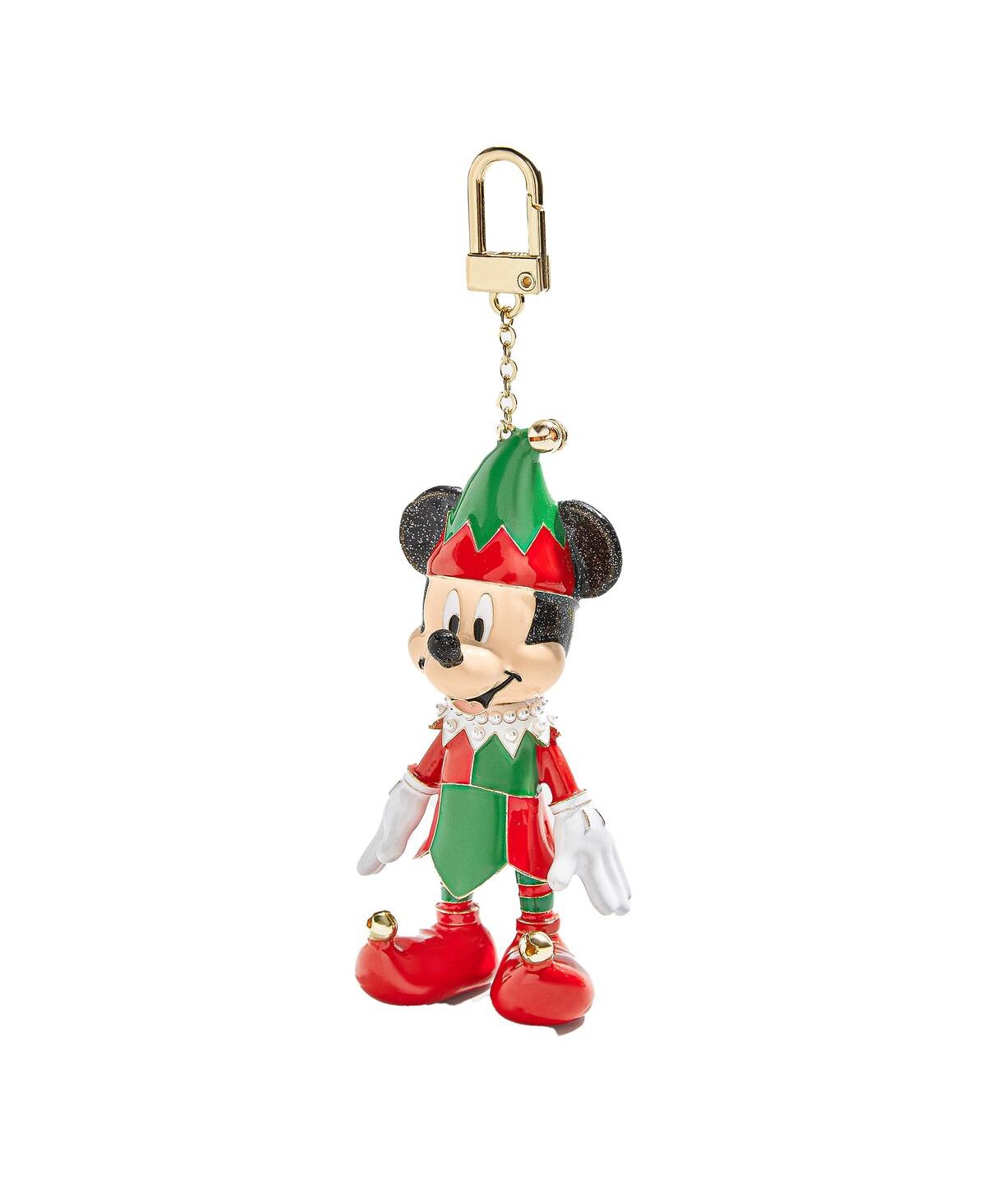 Shop Baublebar Women's  Mickey Mouse Elf Bag Charm In Red