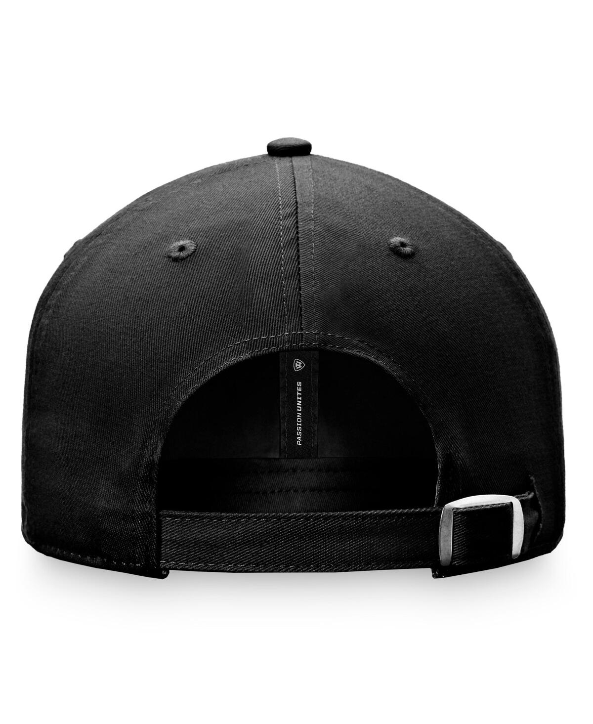 Shop Top Of The World Men's  Black Wake Forest Demon Deacons Slice Adjustable Hat