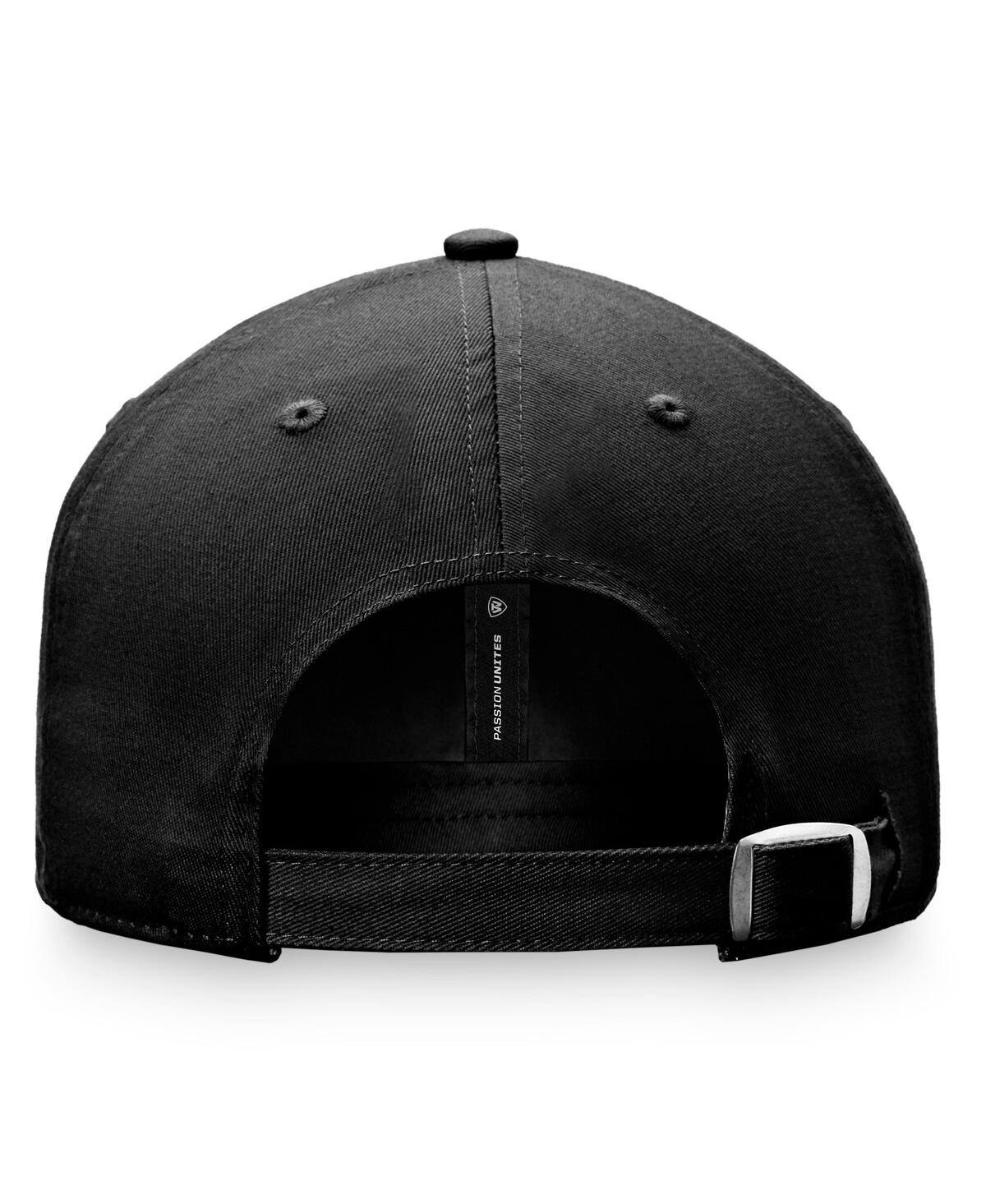 Top Of The World Black Wake Forest Demon Deacons Slice Adjustable Hat In Black