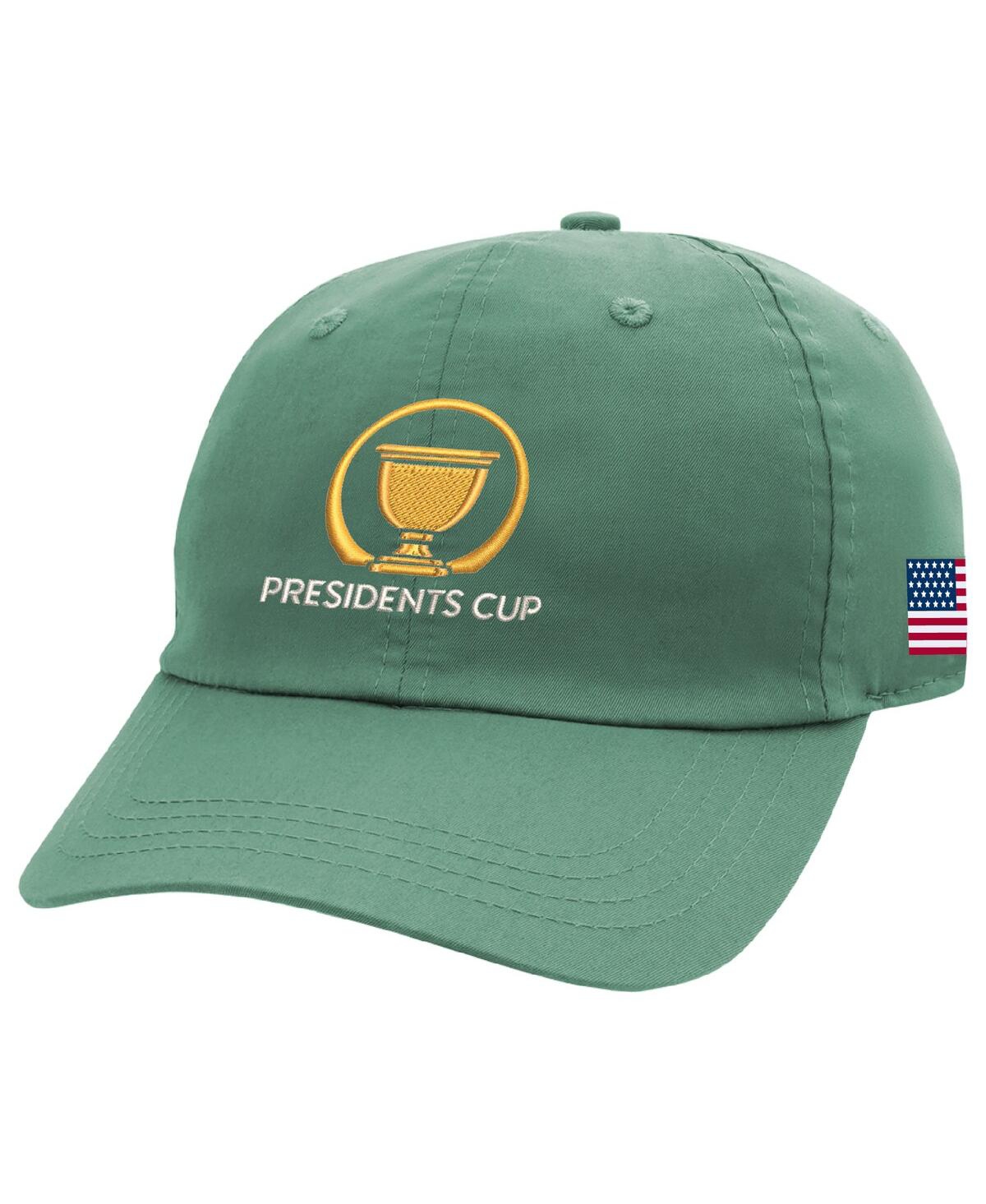 Men's and Women's Ahead Green 2024 Presidents Cup Team Usa Shawmut Adjustable Hat - Green
