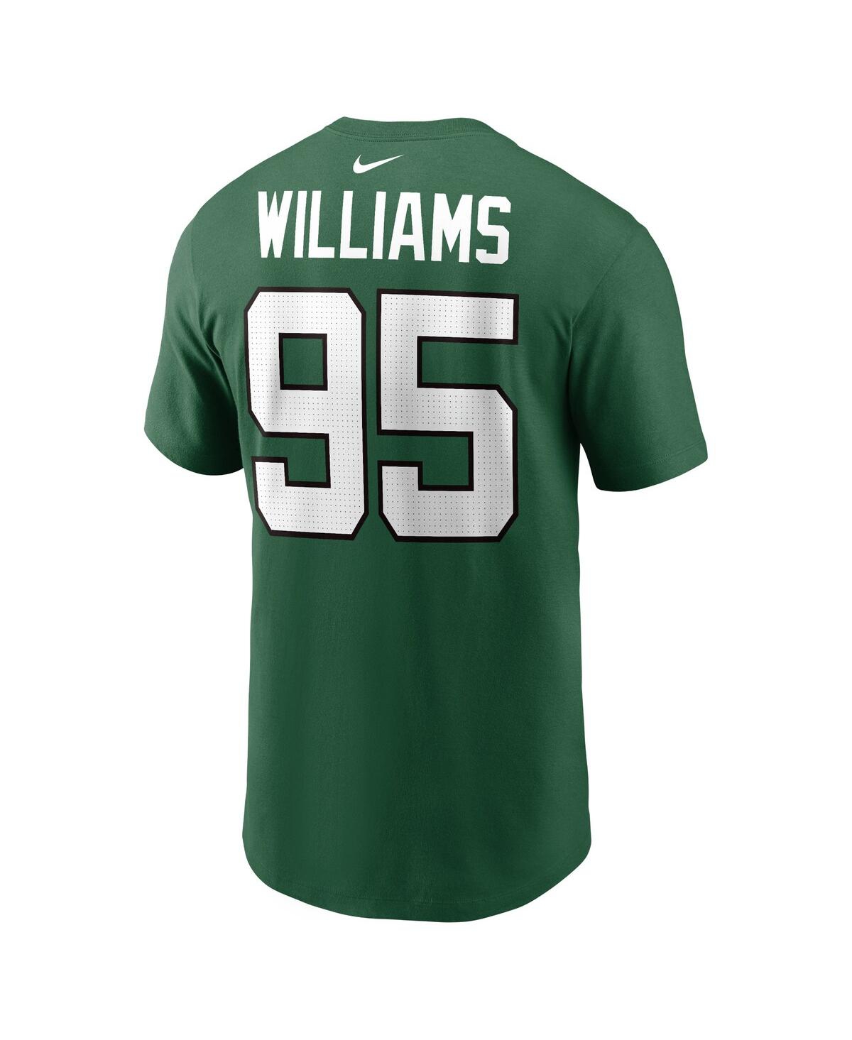 Shop Nike Men's  Quinnen Williams Green New York Jets Player Name And Number T-shirt