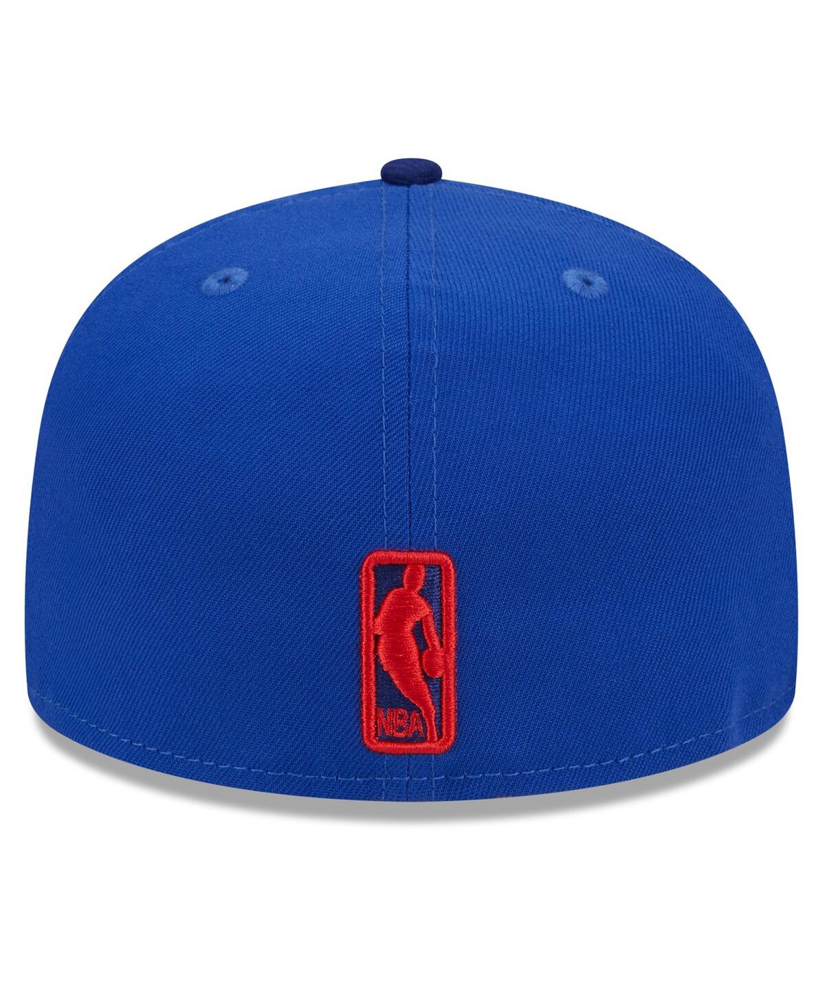 Men's New EraPhiladelphia 76ers 2024 Nba All-Star Game Rally Drive Checkerboard 59FIFTY Crown Fitted Hat - Royal