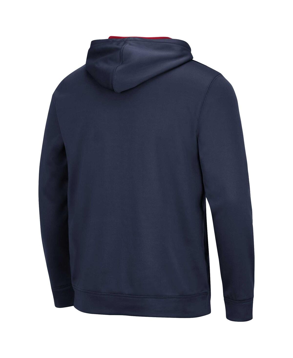 Colosseum Men's Ole Miss Rebels Resistance Pullover Hoodie In Navy