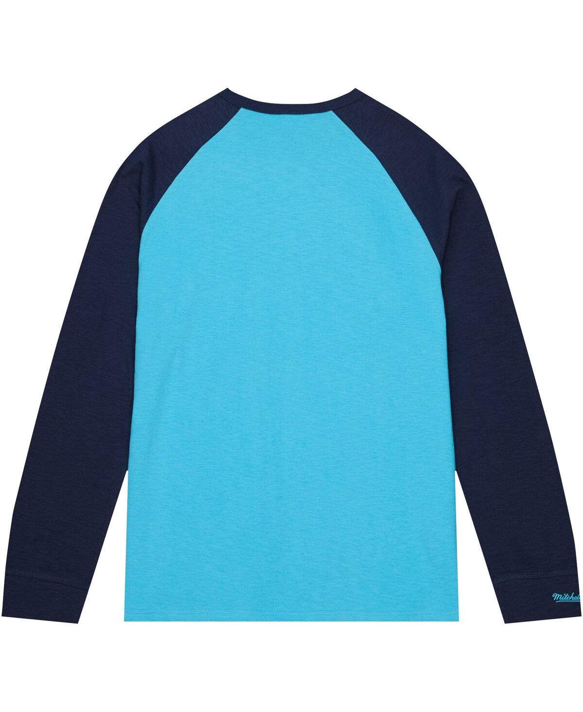 Men's Mitchell & NessVillanova Wildcats Legendary Slub Raglan Long Sleeve T-shirt - Light Blue