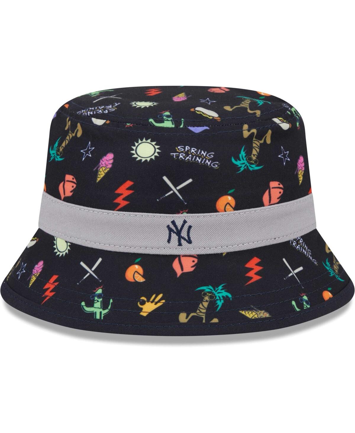 Shop New Era Toddler Boys And Girls  Navy New York Yankees Spring Training Icon Bucket Hat