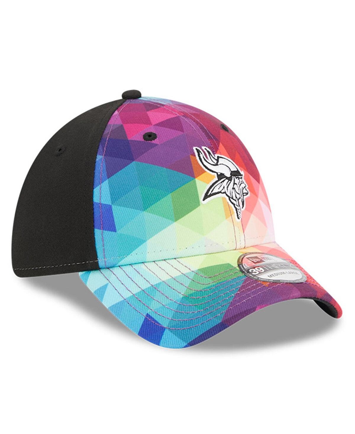 Shop New Era Men's  Pink Minnesota Vikings 2023 Nfl Crucial Catch 39thirty Flex Hat