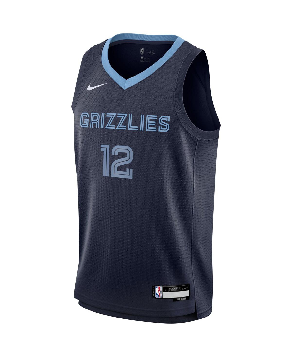 Big Boys Nike Ja MorantMemphis Grizzlies Swingman Jersey - Icon Edition - Navy