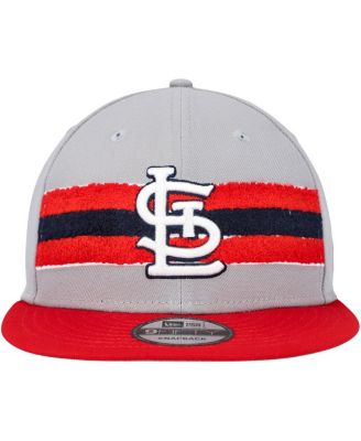 Men's Gray, Red St. Louis Cardinals Band 9FIFTY Snapback Hat