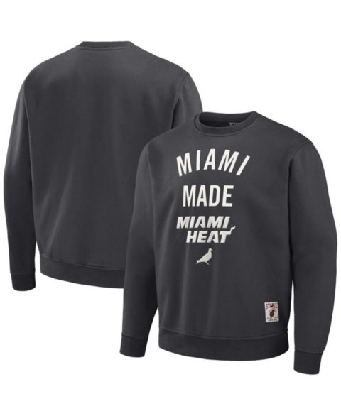 Мужская толстовка Staple NBA x Anthracite Miami Heat Plush Pullover