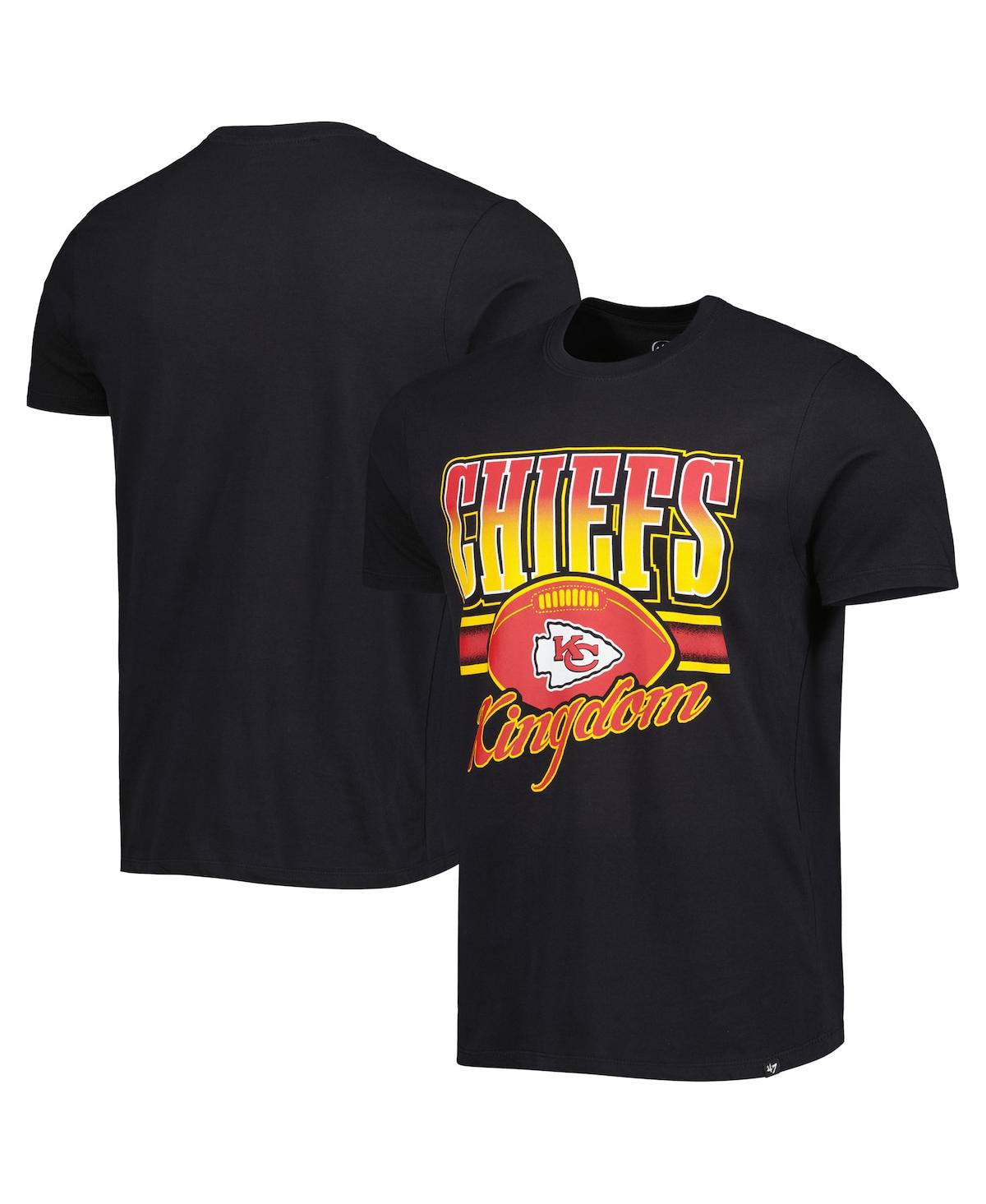 Shop 47 Brand Men's ' Black Kansas City Chiefs Regional Super Rival T-shirt