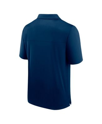 Men's Deep Sea Blue Seattle Kraken Left Side Block Polo Shirt